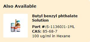 S-11360j1-1ML Butyl benzyl phthalate Solution